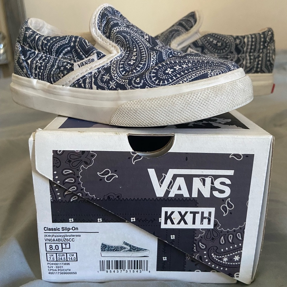 CLASSIC SLIP-ON VANS-KITH SPECIAL EDITION